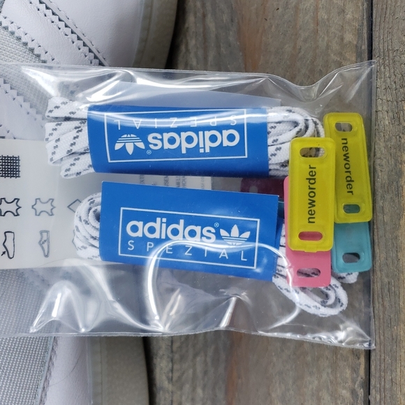 adidas Wilsy SPLZ New Order X Men's Leather Casual Shoes Interchangeable Laces - Picture 5 of 10